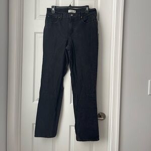 Abercrombie & Fitch Women's Black Straight Leg Jeans